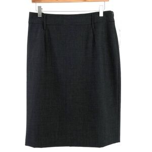 Alfani Charcoal Gray Pencil Skirt Knee Length Sz10